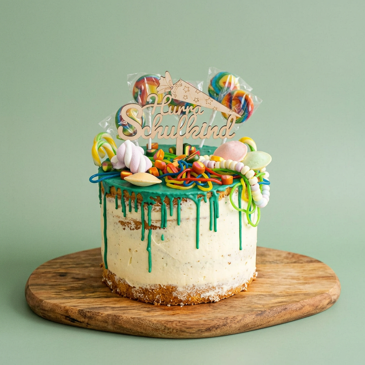 Naked cake for first day at school