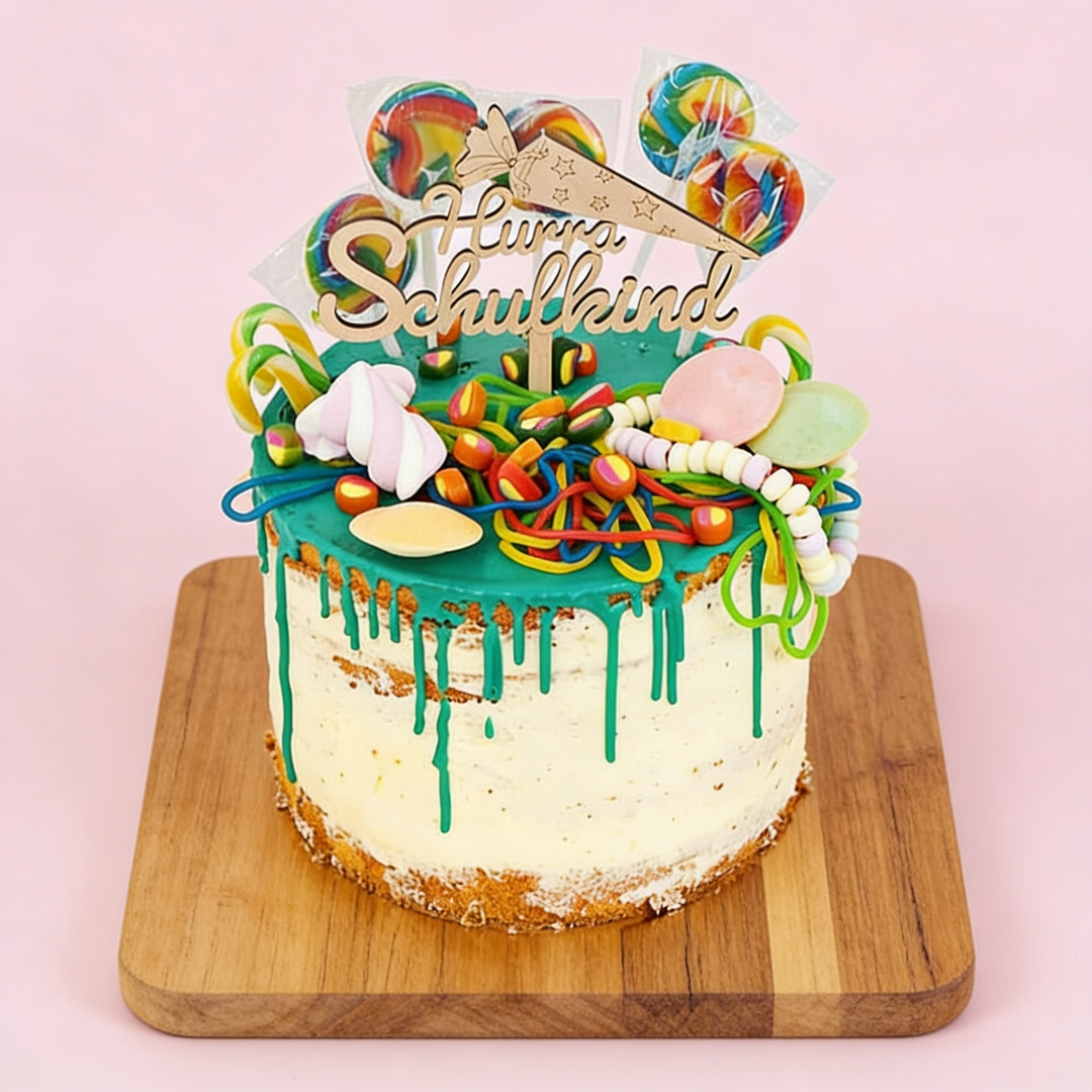 Naked cake for first day at school