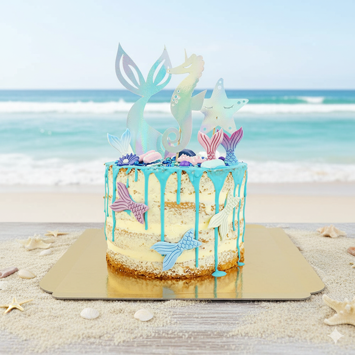 Mermaid Naked Cake