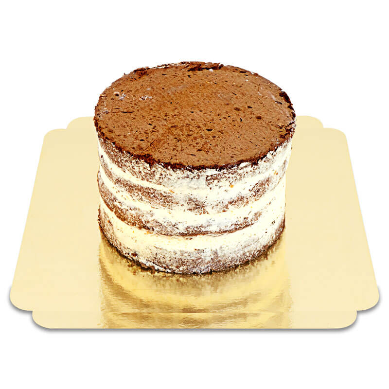 Chocolate and Vanilla Naked Cake - various sizes