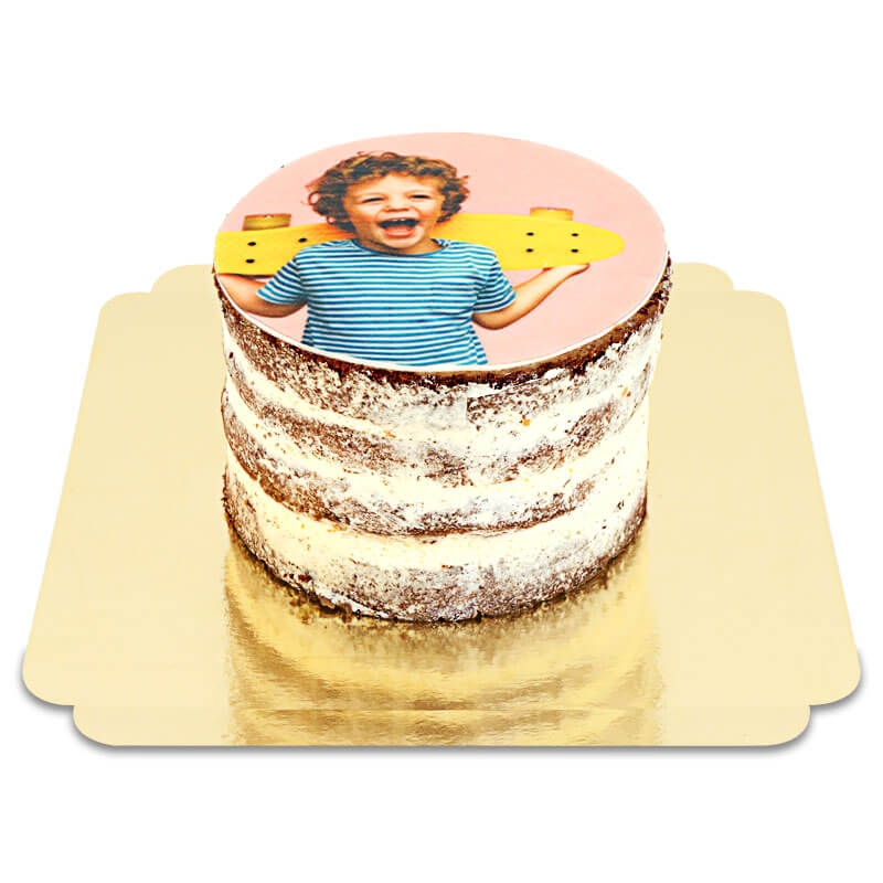 Photo: Chocolate and Vanilla Naked Cake