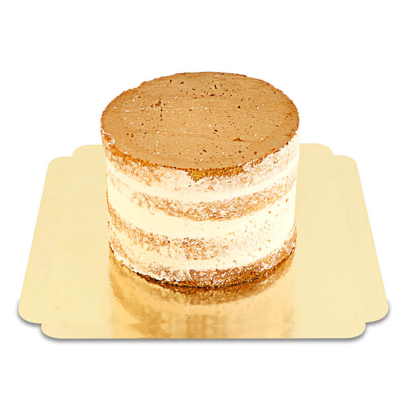Naked Cake Peach-Passion Fruit – various sizes, with biscuit crunch