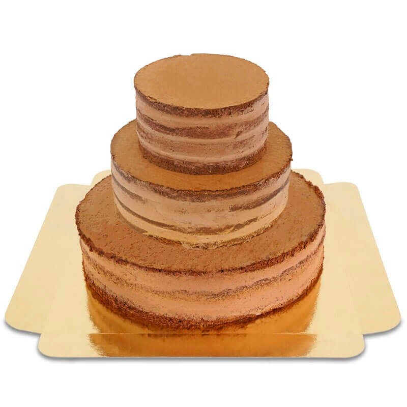 Chocolate Naked Cake, Wedding Cake