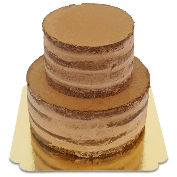 Chocolate Naked Cake, two-tier