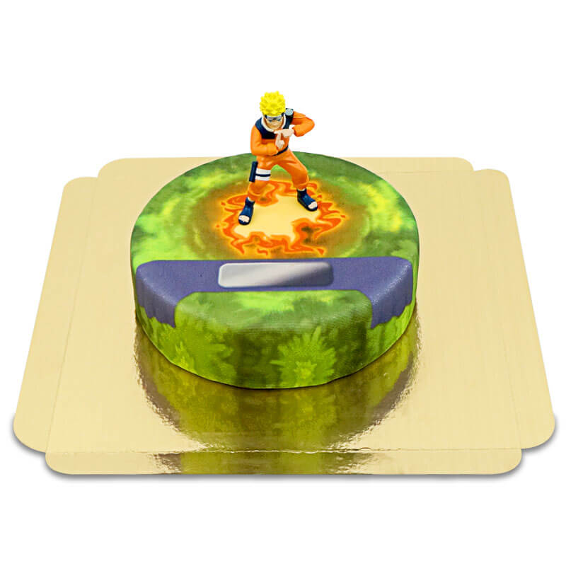 Naruto® figure on clearing cake