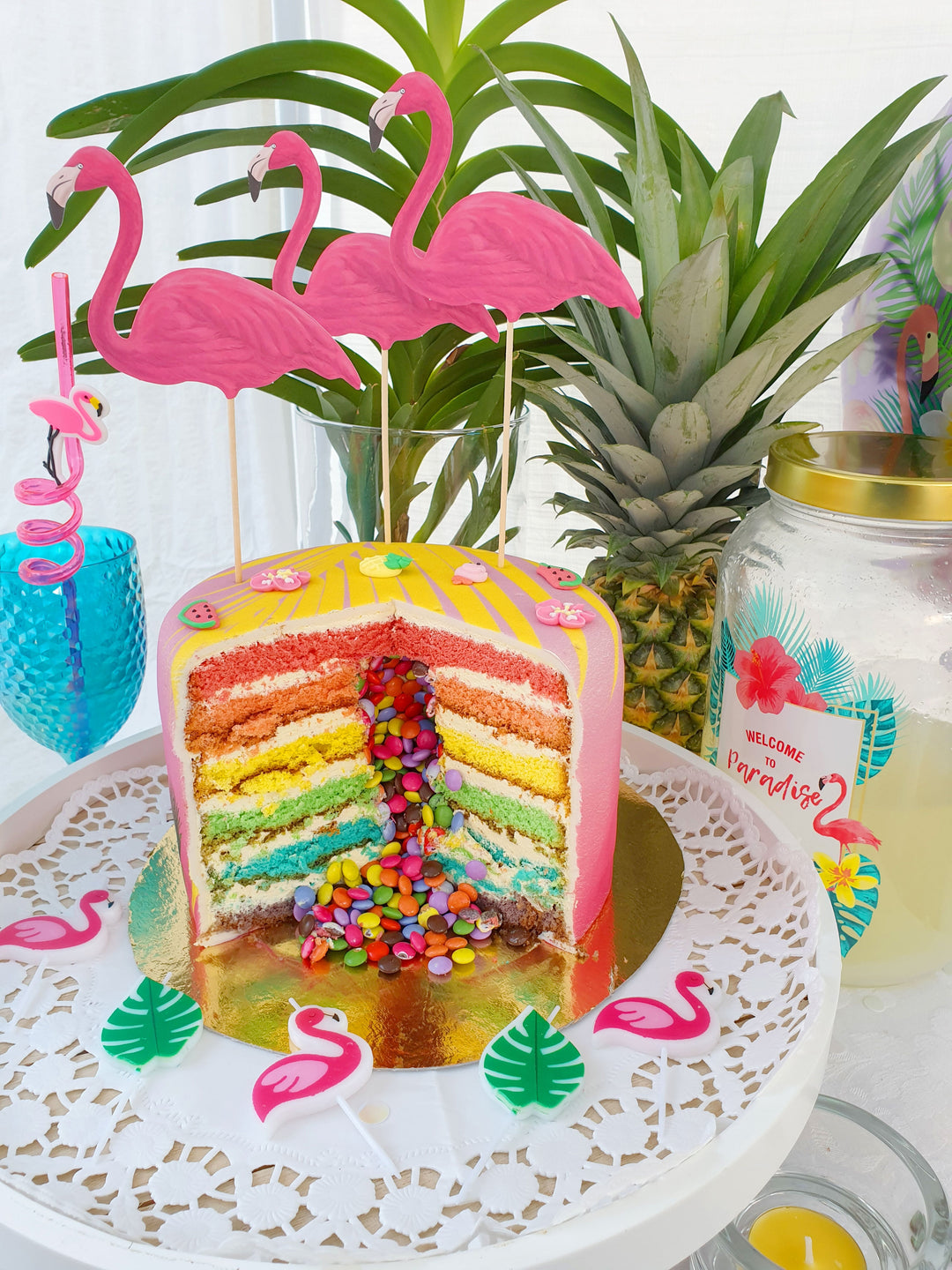 Deluxe Flamingo Cake