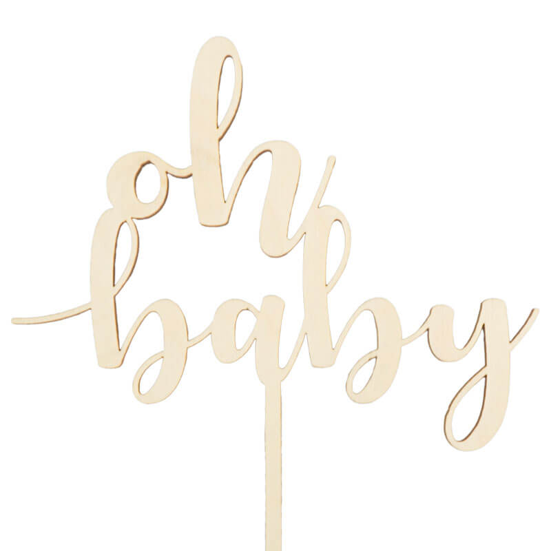 "Oh Baby" Cake Topper