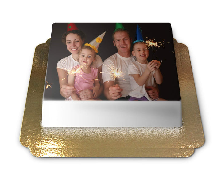 Photo cake without frame