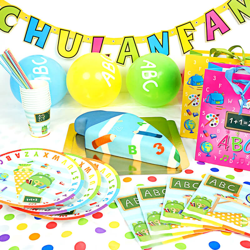 First Day of School Party Set incl. Cake