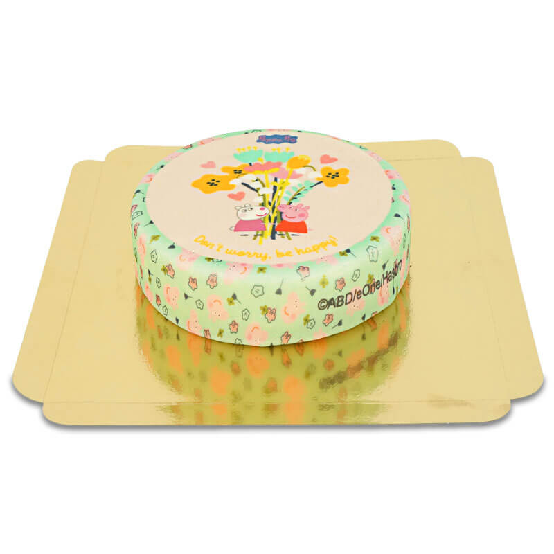 Peppa Pig Be Happy Cake