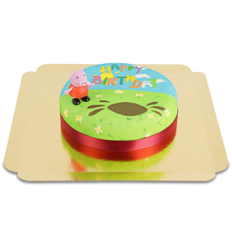 Peppa Pig birthday cake