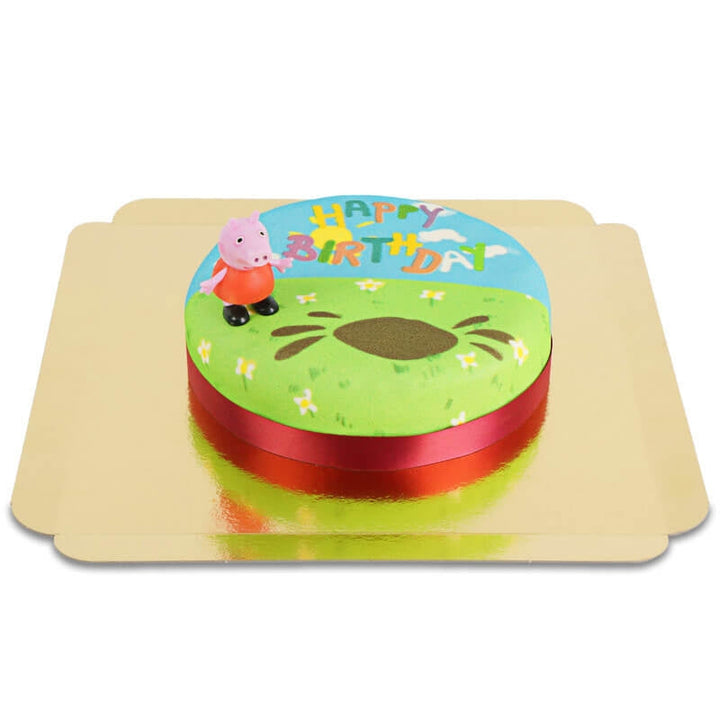 Peppa Pig birthday cake