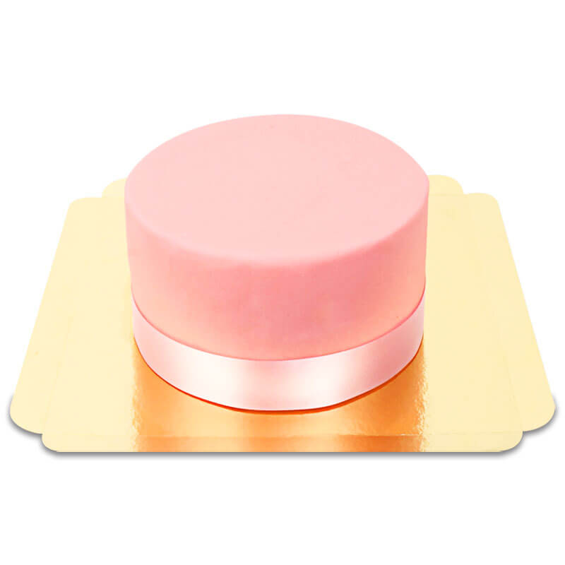 Pink Deluxe Cake with Cake Ribbon