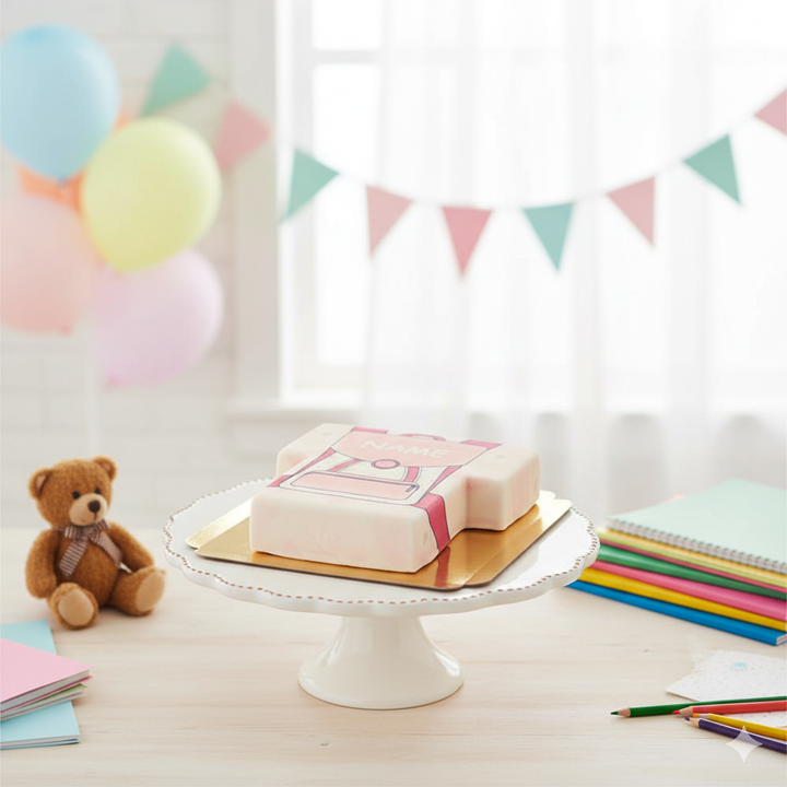 Pink School Bag Cake