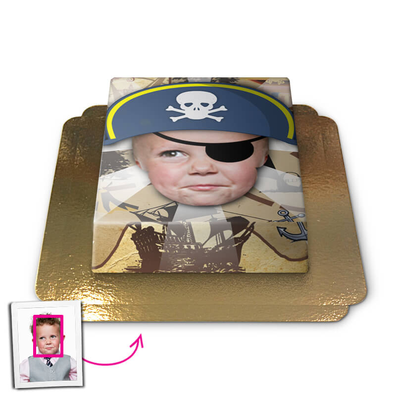 Pirate Face Cake