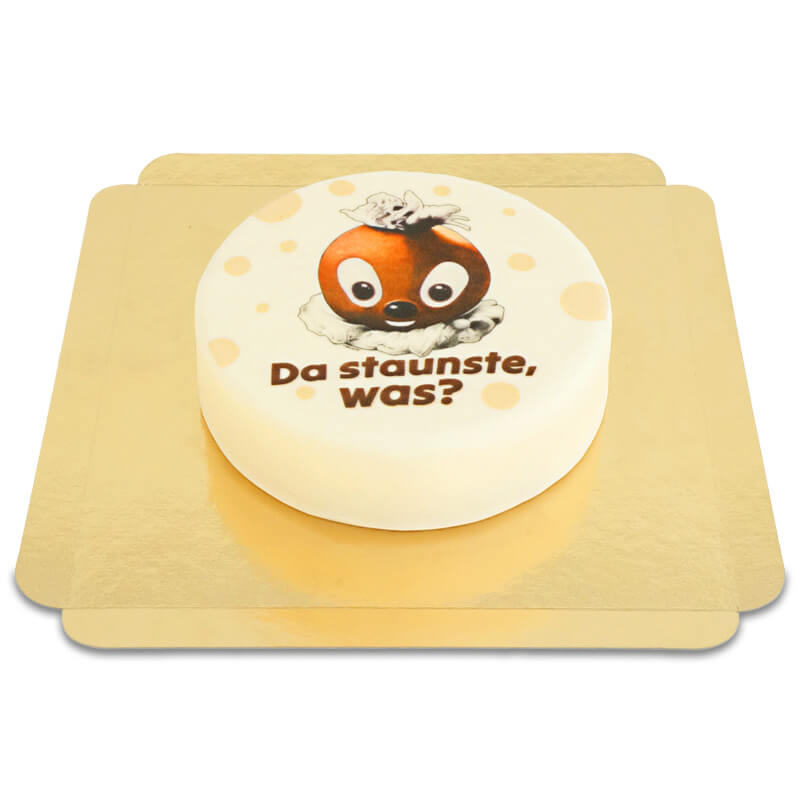 Pittiplatsch Cake with a Saying