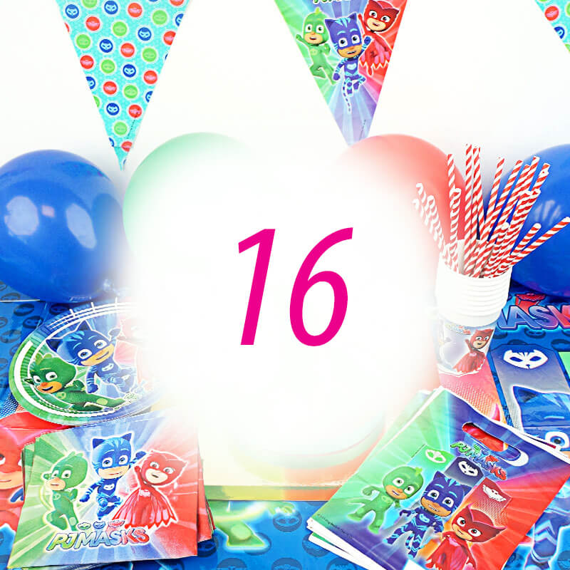 PJ Masks Party Set for 16 people – without cake