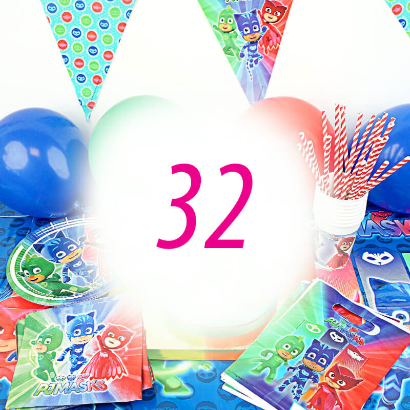PJ Masks Party Set for 32 people – without cake