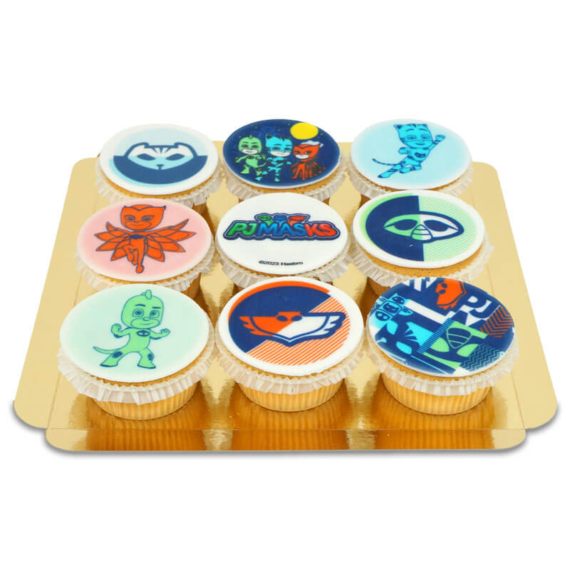 PJ Masks Icon Cupcakes