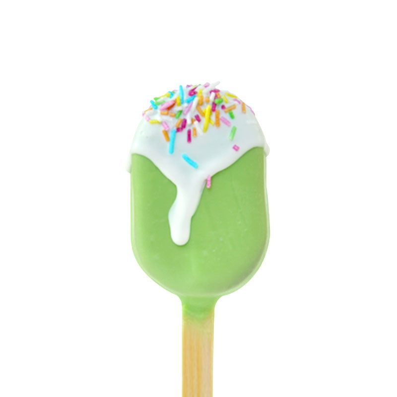 Green Cake Popsicles (10 pieces)