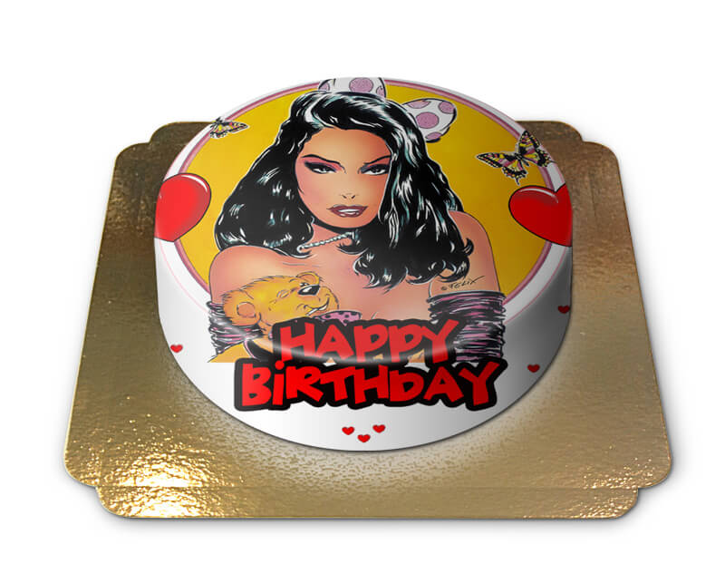 Sexy Happy Birthday Cake