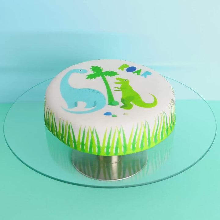 Small dinosaur cake