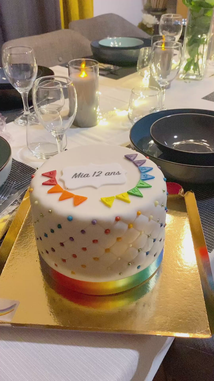 Pride Deluxe Cake – double height