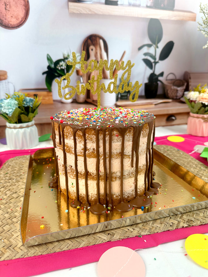 Naked Cake Vanilla/Raspberry - various sizes