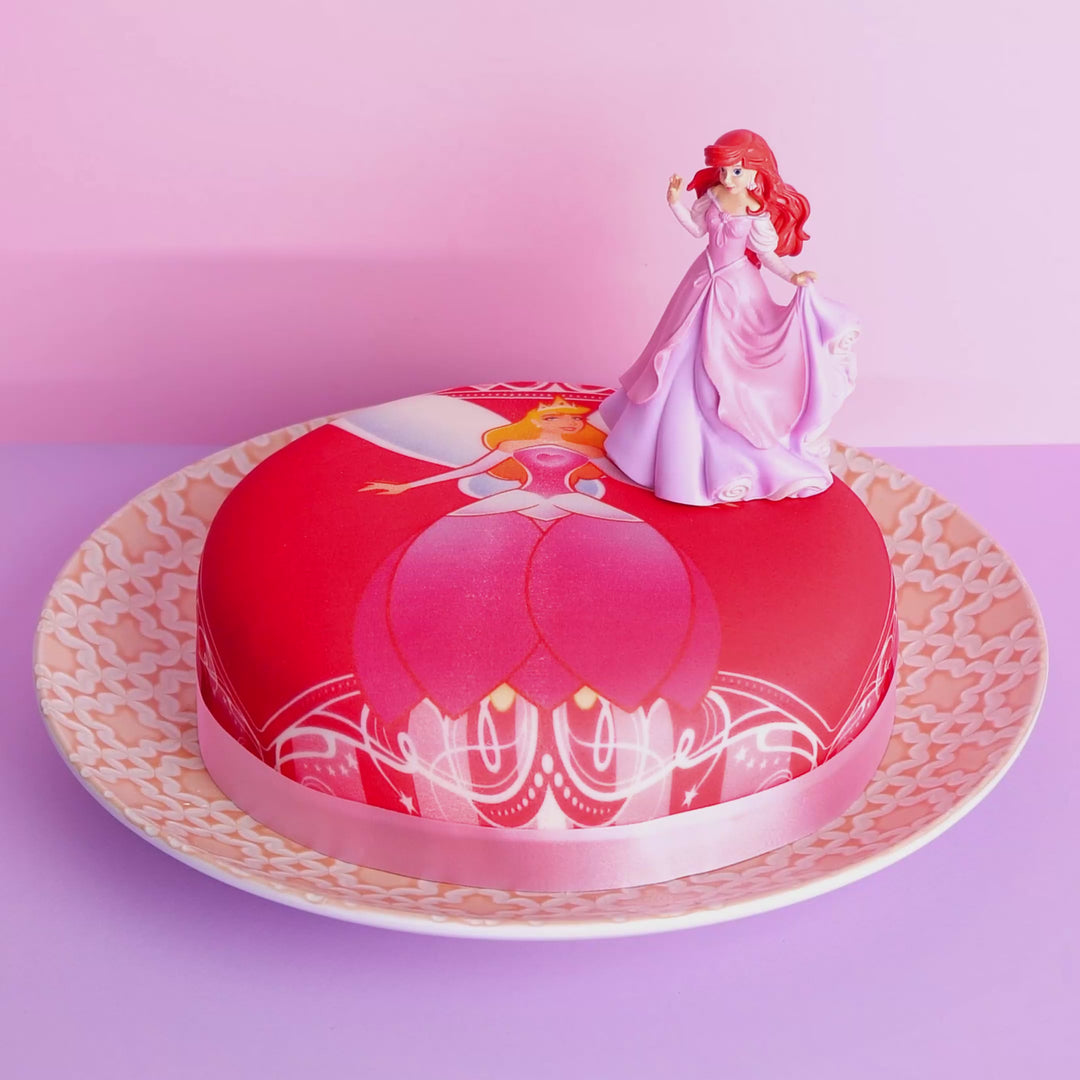 Princess cake with Ariel® figure