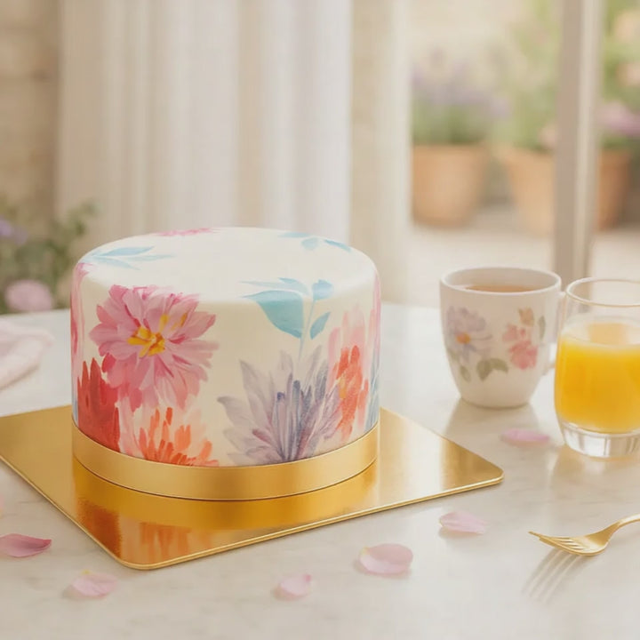 Deluxe Flower Cake