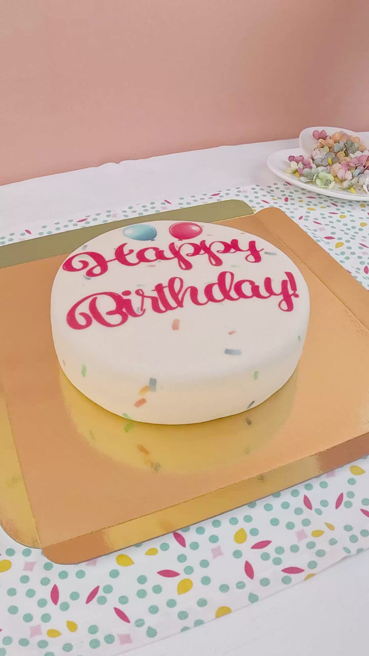 Happy Birthday Cake PINK