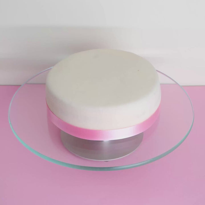 White Cake with Cake Ribbon