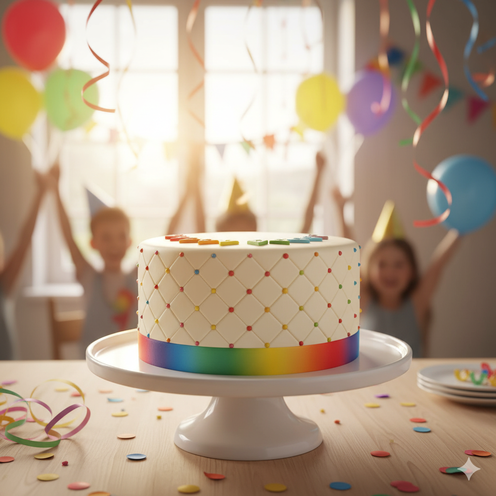 Pride Deluxe Cake – double height