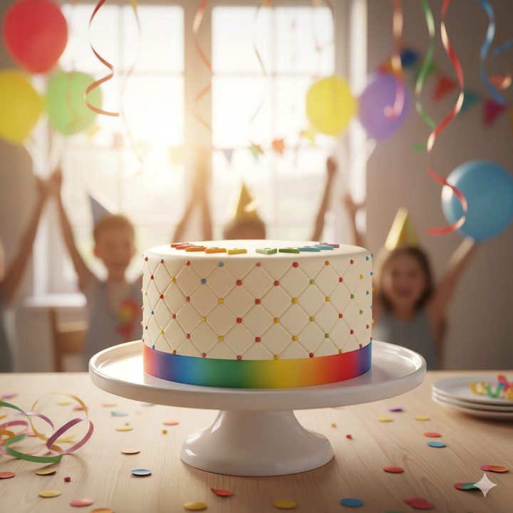 Pride Deluxe Cake – double height