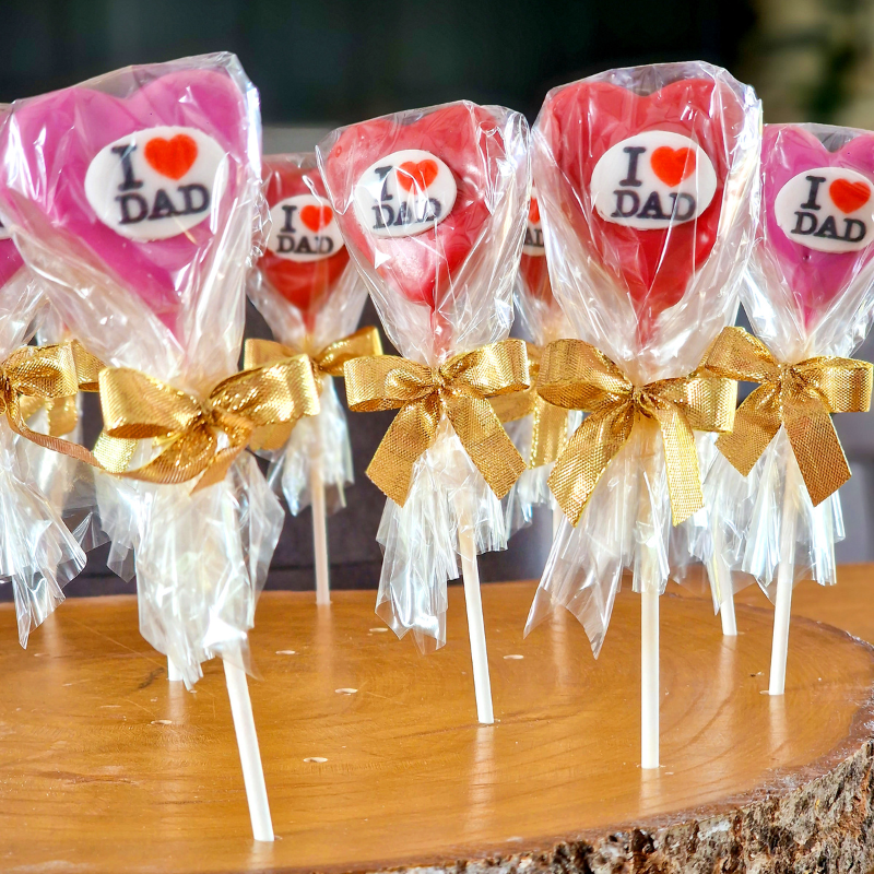 "I Love Dad" Cake Pops (12 pieces)