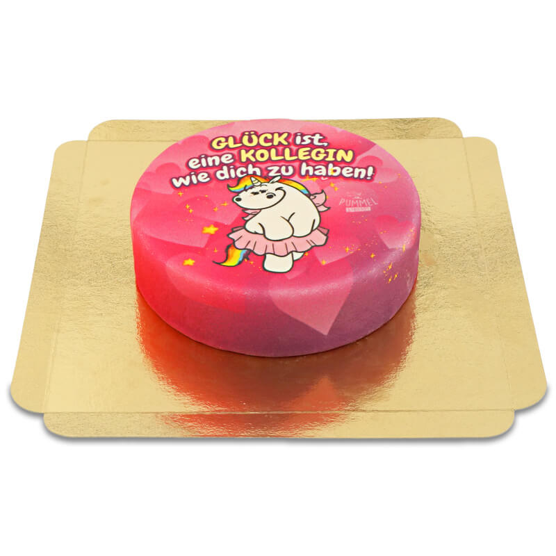 Pummeleinhorn "Colleague Happiness" Cake