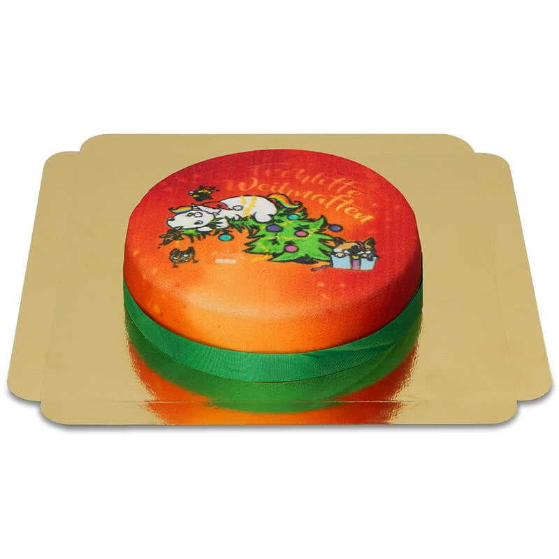 Pummeleinhorn Christmas Cake