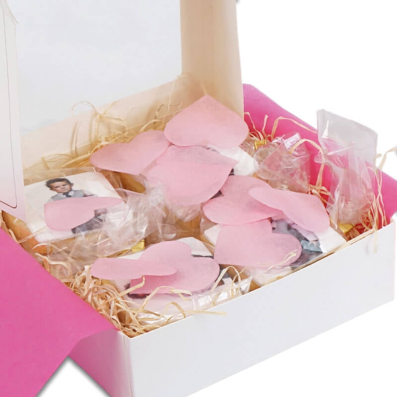 Photo biscuit, square (12 pieces)