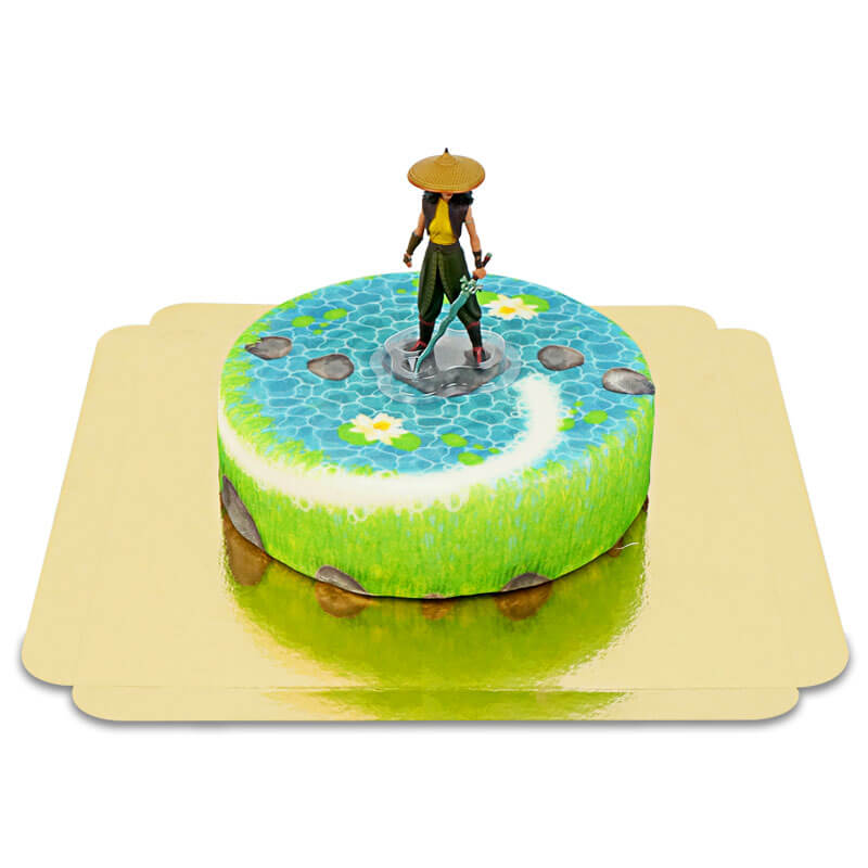 Raya and the Last Dragon® on a Magical Pond Cake