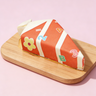 School cone cake with numbers in red