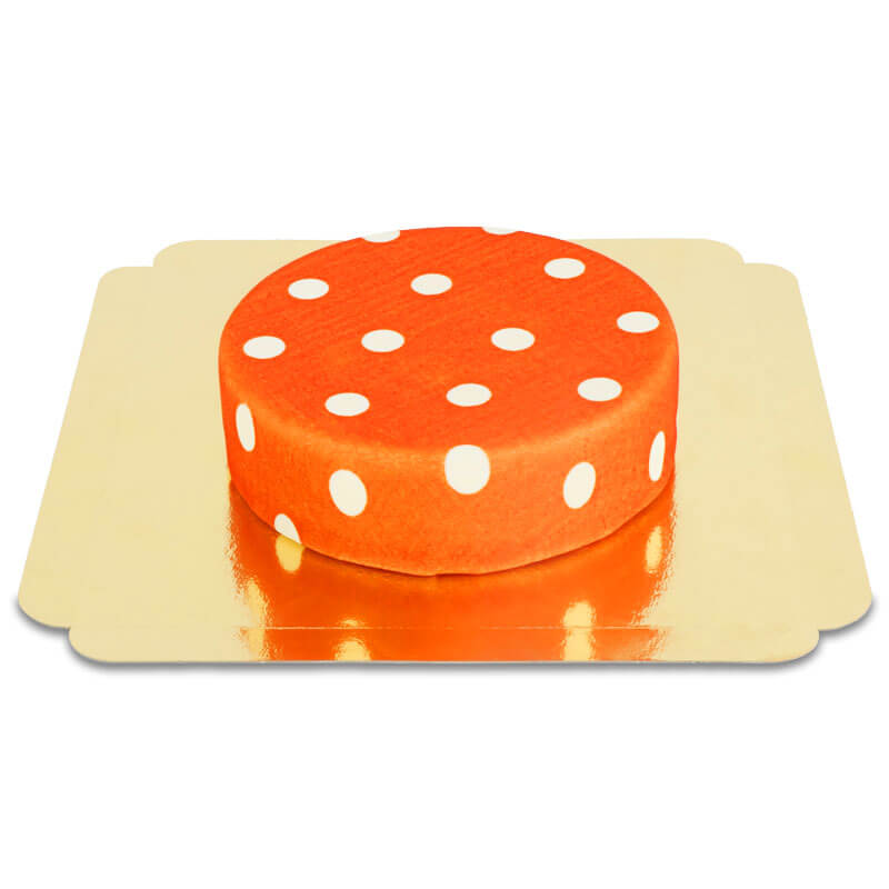 Red with white dots