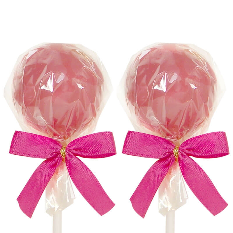 Cake pops with ruby chocolate (12 pieces)