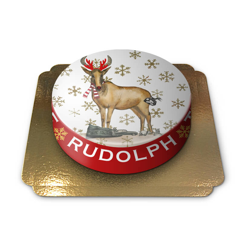 Rudolph Christmas Cake by Pia Lilenthal