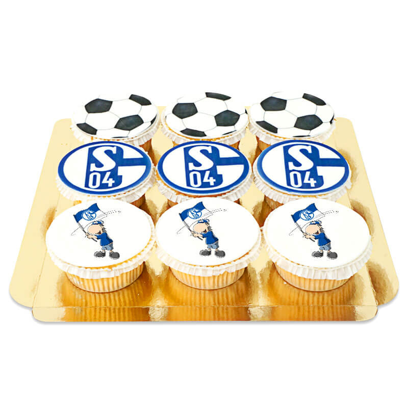 FC Schalke 04 Cupcake Mix (9 pieces)