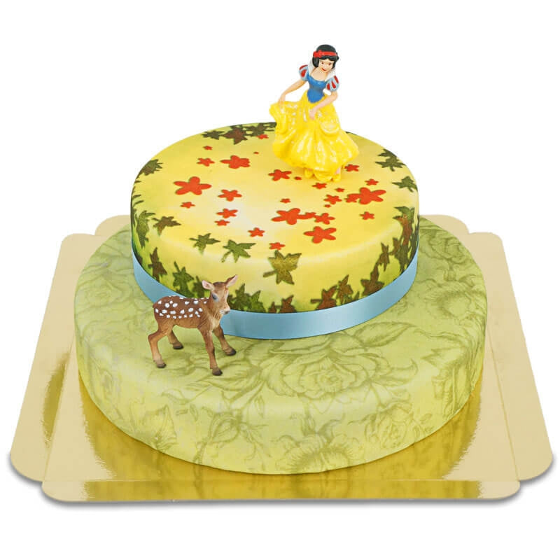 Snow White® on a two-tier fairy-tale cake