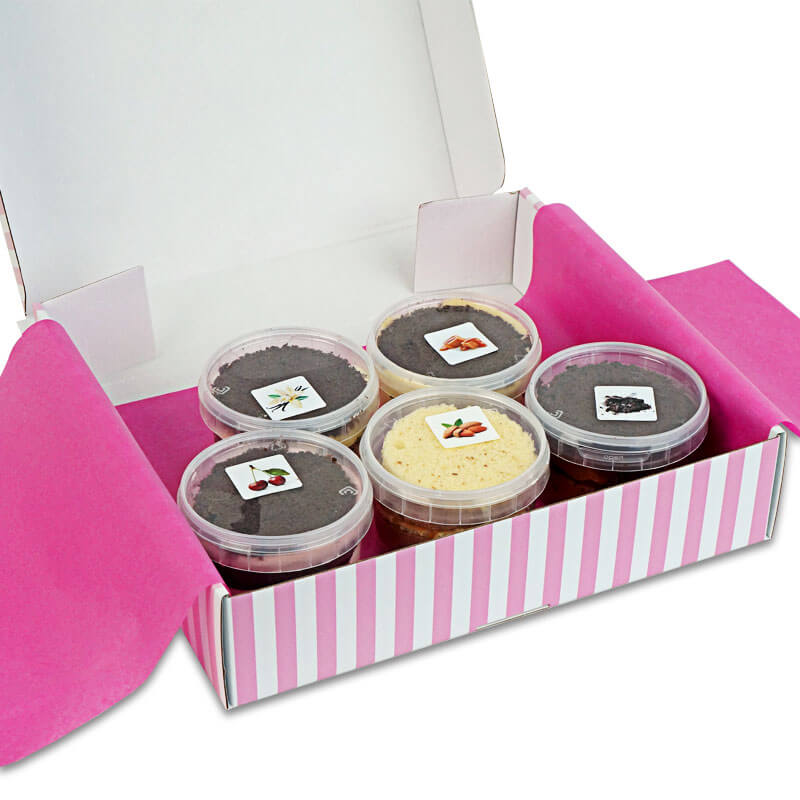 Cake taste samples "Chocolate Mix" (set of 5)