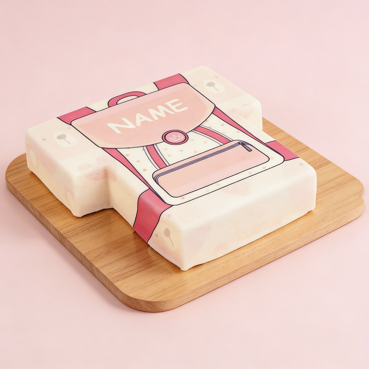 Pink School Bag Cake