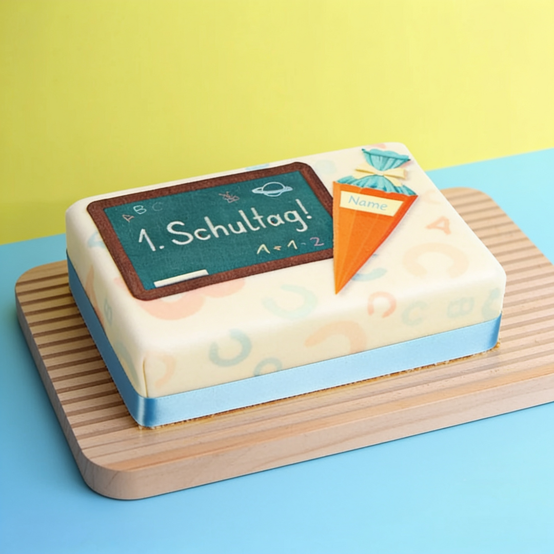 School Blackboard Cake