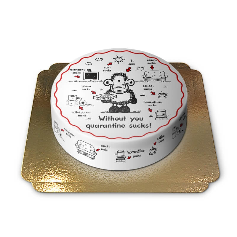 Sheepworld Quarantine Cake