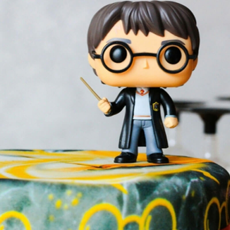Harry Potter® on a two-tier lion cake